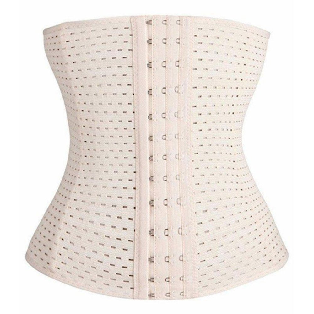 Waist Trainer Breathable Latex Free Beige